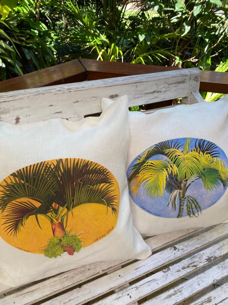 Lord Howe Island Palm art cushion cover