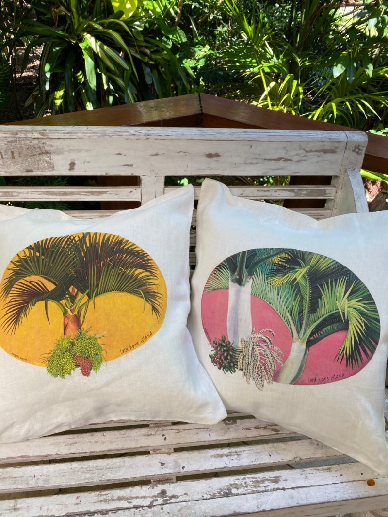 Lord Howe Island Palm art cushion cover